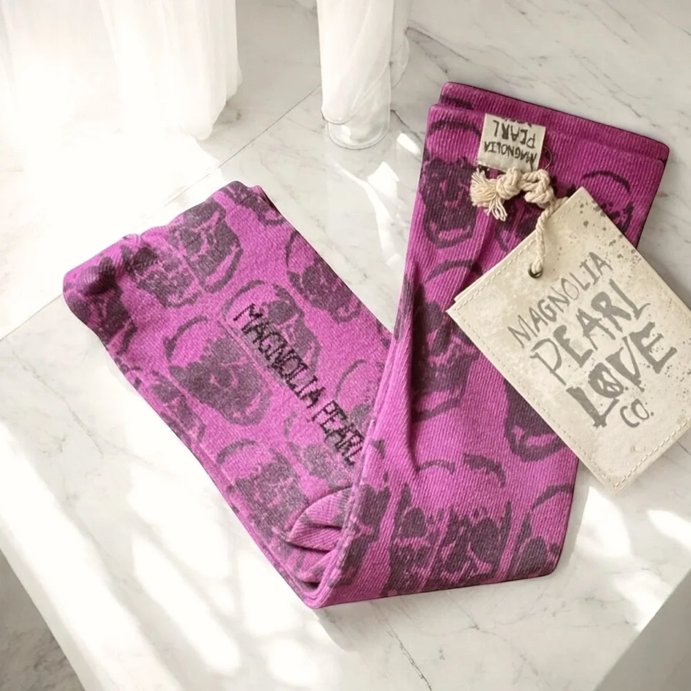 Magnolia Pearl OTK Skull Socks In Legends NWT